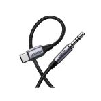 Ugreen 30633 Av143 Hi-Fi Stereo Ses Usb-C To 3.5Mm Aux Ses Kablosu Örgülü 1Metre