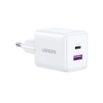 Ugreen 30W 2 Portlu Hızlı Şarj Cihazı Beyaz