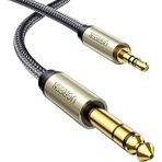 Ugreen 3,5 Mm Jak, 6,35 Mm Jak Kablosu, Aux Adaptörü, Stereo Ses Kablosu, Dijital Arayüz Enstrüman Kablosu, Gitar, Mikser, Mikrofon, Kayıt Cihazı, Mikser, Amplifikatör Vb. Için (3M)