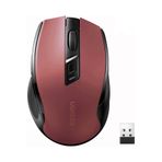 Ugreen 4000 Dpı Ergonomik Sessiz Kablosuz Optik Mouse, Kırmızı, 25752