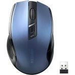 Ugreen 4000 Dpı Ergonomik Sessiz Kablosuz Optik Mouse, Mavi, 15064