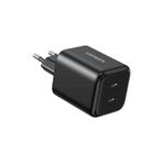 Ugreen 45W GaN Type-C QC PD 2xUSB-C Hızlı Şarj Cihazı Siyah, 65058