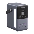 Ugreen 48.000 mAh 300W 5 Portlu Şarj İstasyonu 3xUSB-C, 2xUSB-A, Uzay Grisi