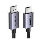 Ugreen 4K 1080P@120Hz Displayport 1.2 To Hdmı 1.4 Örgülü Kablo, 3M, 35843