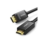 Ugreen 4K Displayport To Hdmı Dönüştürücü Kablo 5 Metre, Siyah, 10204