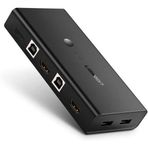 UGREEN 4K HDMI KVM Switch 2-in-1, 2xHDMI In, 1xHDMI Out, 2xUSB-A 2.0, 2xUSB-A 1.1, 50744