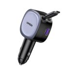 Ugreen 55653 75W 2 Portlu USB-C Kablolu Araç İçi Şarj Cihazı Çakmaklık Adaptörü