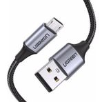 Ugreen 60147 Siyah 1.5 mt Micro USB Data ve Şarj Kablosu