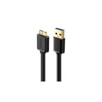 Ugreen 60529 Us130 Usb-A To Micro-B Usb 3.0 Harddisk Kablosu Siyah 1Metre