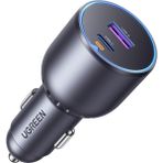 Ugreen 63W 2 Portlu Araç Içi Şarj Cihazı Çakmaklık Adaptörü, 35023 - Gri