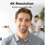 Ugreen 65381 Cm831 4K 30Hz Ultra Hd Mikrofonlu Usb Webcam