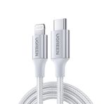 Ugreen 70525 2 mt Gümüş Type-C to Lightning 3A PD Örgülü Hızlı Şarj Kablosu