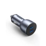 Ugreen 70594 Cd213 50W Çift Pd Type-C Type-C Hızlı Şarj Portu Araç Şarj Cihazı