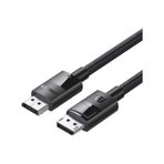 Ugreen 8k 60hz Displayport - Displayport 1.4 Örgülü Kablo 2 Metre, Siyah, 80392