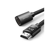 Ugreen 8K 60hz Örgülü HDMI 2.1 1 mt Uzatma Kablosu