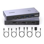 Ugreen 8K Hdmı Kvm Switch 2-İn-1, 2Xhdmı In, 2Xusb-C In, 1*Hdmı Out, 3*Usb-A, 1*Usb-C, 1*Mini Usb, 25961