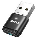 UGREEN aptX 5.3 PS5/PS4/Switch/PS4 için Bluetooth USB Ses Pro Dongle Eller Serbest Çağrı PC için Bluetooth Adaptörü Windows, macOS için Bluetooth Stick