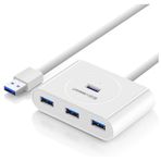 Ugreen Beyaz 1 m 4 Portlu USB 3.0 Hub Çoklayıcı