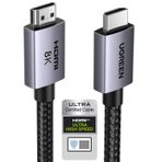 UGREEN HDMI 2.1 Kablo 8K 60Hz 4K 240Hz 165Hz 144Hz 120Hz 48Gbit/s Yüksek Hızlı, HDMI Kablo 2.1 Ultra HD eARC HDR 10+ HDCP 2.3 Dolby Vision VRR TV/PS5/PS4/ Xbox Series X/Monitör ile uyumlu (2M)