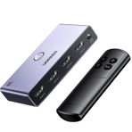UGREEN HDMI Anahtarı 2.1 8K 60Hz Anahtar 4K 120Hz 3 Giriş 1 Çıkış 1080P Dolby Vision Atmos HDR 3D Yüksek Hızlı 48 Gbps PC PS5 PS4 PS3 Anahtar 2 Xbox One 360 DVD TV Kutusu Projektör ile Uyumlu