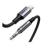 Ugreen iPhone Lightning 3.5mm Aux Ses Kablosu 1 Metre