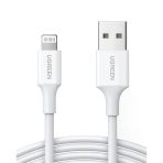 Ugreen Lightning - USB-A MFi Sertifikalı İphone Hızlı Şarj Kablosu, 1 m, Beyaz, 20728