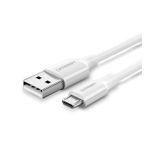 Ugreen Micro-USB - USB-A 2 m Beyaz Data ve Şarj Kablosu