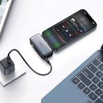 Ugreen Mini 5000 mAh 22.5 W 2 Port Taşınabilir Şarj Cihazı Gri