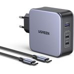Ugreen Nexode 140 Watt USB Type-C QC 4.0 PD 3.1 GaN 3 Portlu Hızlı Şarj Cihazı