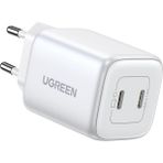 UGREEN Nexode 45W GaN Hızlı Şarj Cihazı QC PD 2xUSB-C, Beyaz - 15327