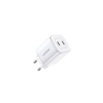 Ugreen Nexode 45W USB Type-C QC 4.0 PD Gan x 2 Portlu Beyaz Hızlı Şarj Cihazı