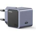 Ugreen Nexode Aır 30W Gan Hızlı Şarj Cihazı Type-C Qc Pd 1xusb-C Gri 35041 - Siyah