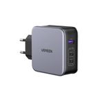 UGREEN Nexode Air GaN 140W Hızlı Şarj Cihazı 4 Portlu PD QC 3xUSB-C, 1xUSB-A, Gri, 45575