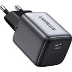 Ugreen Nexode GaN 2 Mini 20W Type-C PD Hızlı Şarj Cihazı Space Gray - Gri