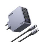 Ugreen Nexode PRO 160w GAN Hızlı Şarj Cihazı 100w Kablolu QC PD 3xusb-c 1xusb Uzay Grisi