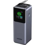 Ugreen Nexode Pro 20.000 Mah 165W Usb-C Makaralı Dahili Kablolu Hızlı Şarj Powerbank,2xucb-C, 1xusb-A, 55987B - Gri