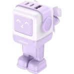Ugreen Nexode Rg 65W Robot Gan Hızlı Şarj Cihazı, Mor - 35291