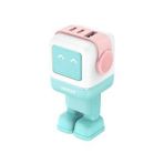 UGREEN Nexode Uno 65W Robot GaN Hızlı Şarj Cihazı 2xUSB-C, 1xUSB-A - Renkli