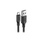 Ugreen Örgülü 1.5 Metre Beyaz Micro-USB & USB-A Data ve Şarj Kablosu