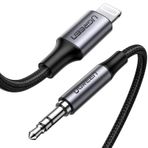 Ugreen Örgülü MFİ Lightning 3.5 mm 2 mt iPhone iPad Aux Kablo