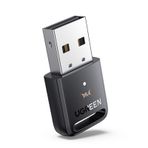 UGREEN PC için Bluetooth 5.4 Adaptörü, Fare, Klavye, Kulaklık, Cep Telefonu, Tablet, Denetleyici için USB Çubuğu, Windows 11/10/8.1 Uyumlu