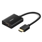 Ugreen Siyah Hdmı To Vga Aux Dönüştürücü