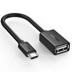 Ugreen Siyah Micro USB OTG Dönüştürücü Kablo
