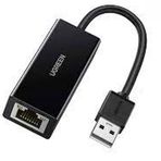 Ugreen Siyah USB 2.0 PC Mac Konsol TV Box Ethernet Adaptörü