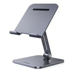 UGREEN Tablet Standı Alüminyum Ayarlanabilir Tablet Tutacağı iPad ile Uyumlu Galaxy Tab (Antrasit)