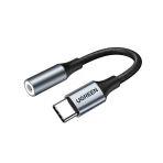 Ugreen Type-C To Aux Jak Kulaklık Adaptörü Kablo Dönüşütücü, Gümüş, 30632