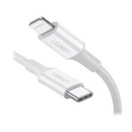 UGREEN Type-C to Lightning 3A PD MFi Sertifikalı Hızlı Şarj Kablosu, 2m - Beyaz