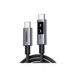 Ugreen Uno Usb-C 100 W 5A QC PD 1 Metre Örgülü Hızlı Şarj Kablosu Siyah, 35501