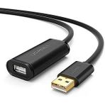 Ugreen Usb 2.0 Uzatma Kablosu Ile Aktif Wi-Fi Amplifikatör, A-Soket Üzerine A-Priz Için Wi-Fi-Kart Usb Bellek, Wifi-Alıcı, Yazıcı, Monitör, Ka