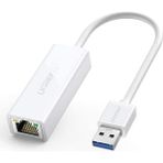 Ugreen Usb 3.0 Gigabit Ethernet Adaptörü, Beyaz, 20255
